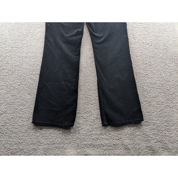 Gloria Vanderbilt Women's sz 12 Black Corduroy Bootcut Pants - Picture 8 of 13